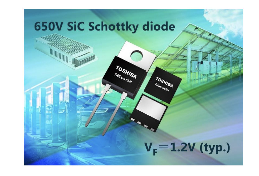 Toshiba introduce nuovi diodi a barriera Schottky SiC da 650V con tensione diretta di 1,2V